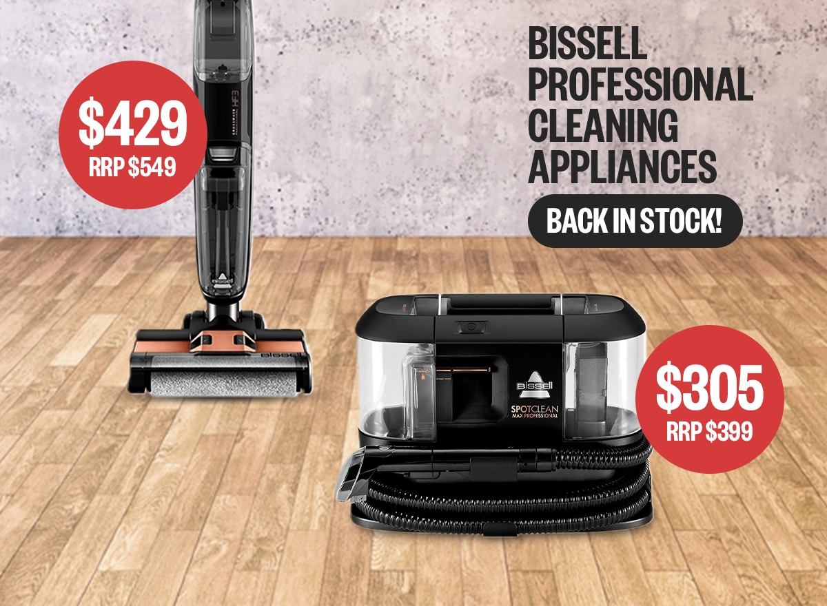 Bissell Professional Cleaning Appliances | Limited Free Ship | Back In Stock 