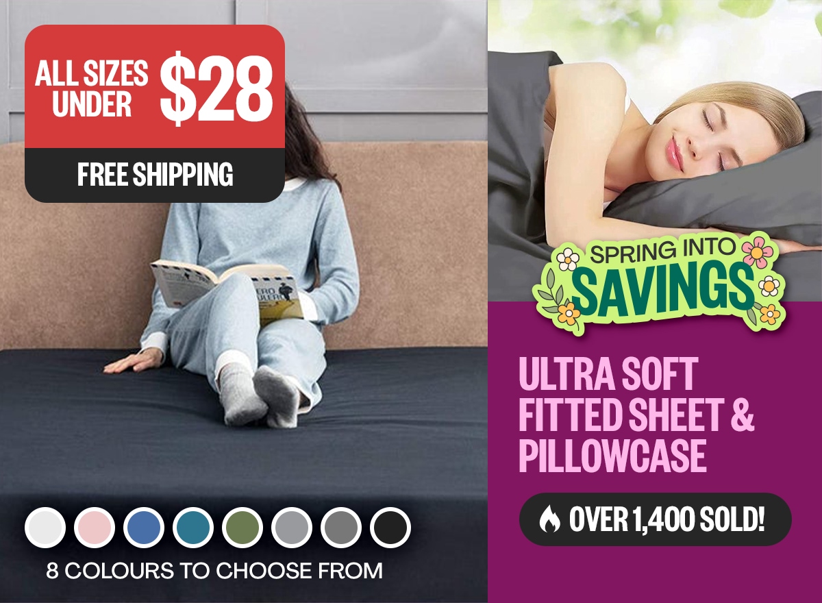 SPD | Ultra Soft Fitted Sheet & Pillowcase Pack