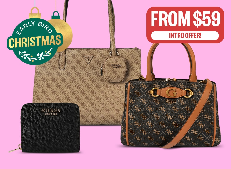 Guess Handbags & Wallets | Intro Offer! | From $59  | Badge: Early Bird Christmas