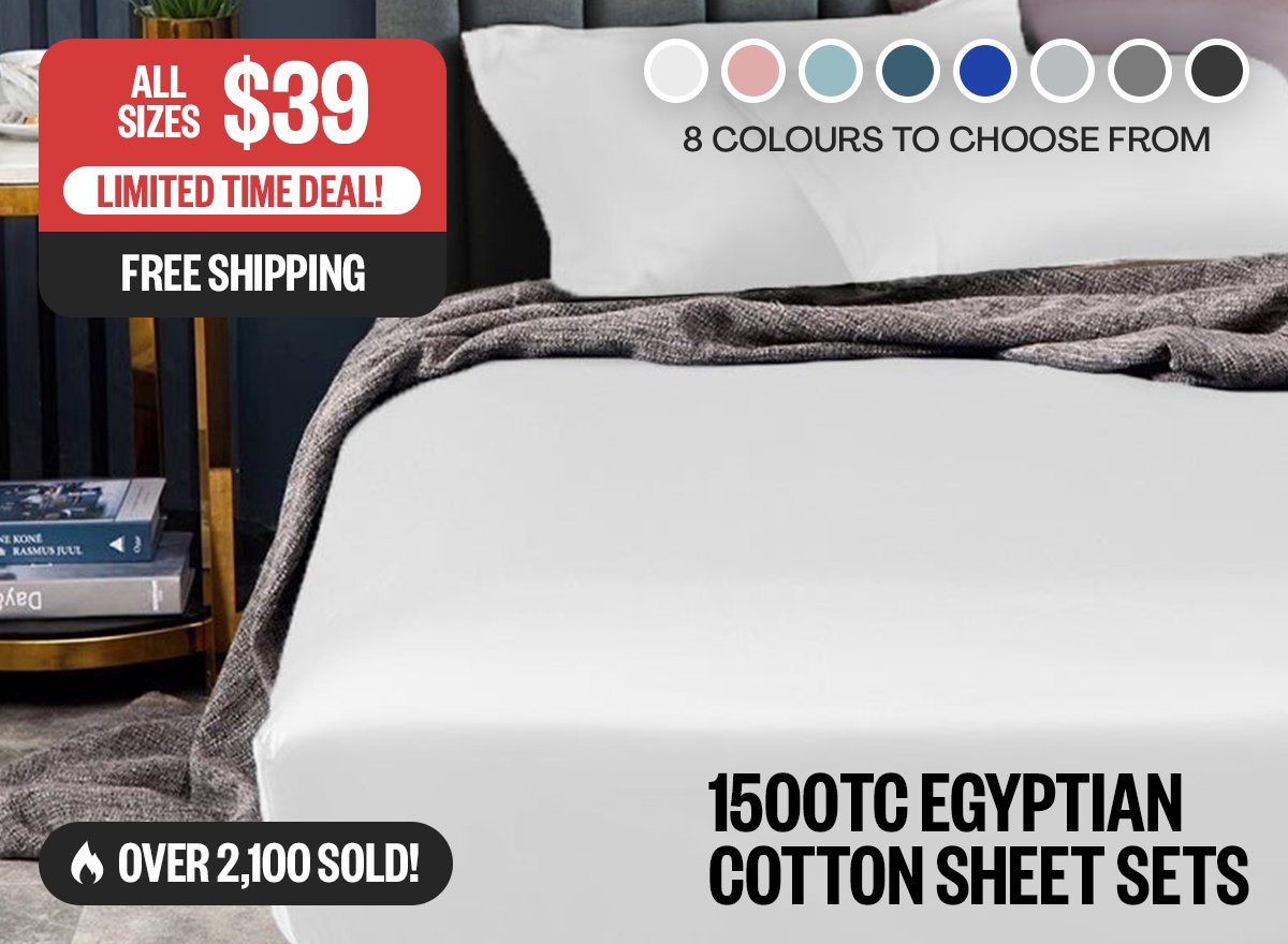 1500TC Egyptian Cotton Sheet Sets | 