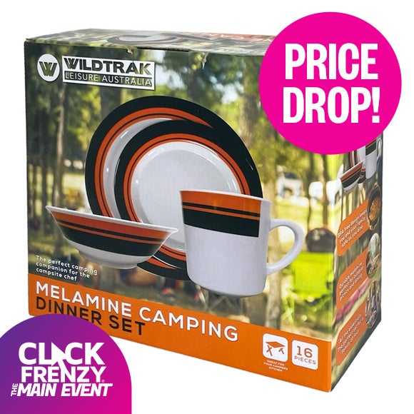 Wildtrak Melamine Camping Dinner Set: Price Drop!