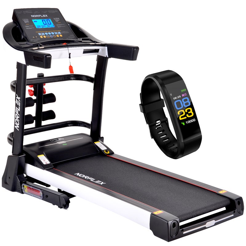 NORFLEX Electric Treadmill Auto Incline Home Gym Exercise Machine Fitness Australia