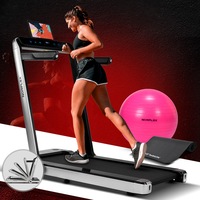 NORFLEX Electric Walking Running Treadmill Home Office Exercise Machine Silver