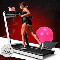 NORFLEX Electric Walking Running Treadmill Home Office Exercise Machine White