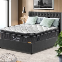 Queen Double King Single Mattress Euro Top 9 Zone Pocket Spring Cool Gel Bamboo