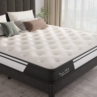 Royal Sleep Queen Size Bed Mattress Memory Foam Bonnell Spring Medium Firm 24cm
