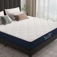 Royal Sleep Single Size Bed Mattress Memory Foam Bonnell Spring Medium Firm 16cm