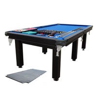 8FT Slate Pool Table Billiard Snooker Table 20mm Grey Slate Bed