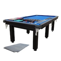 8FT Slate Pool Table Billiard Snooker Table 20mm Grey Slate Bed