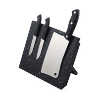 ACA 240mm Magnetic MDF Foldable Knife Holder Stand Kitchen Tool Storage Rack Block