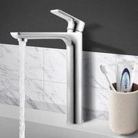 ACA Bathroom Tall Basin Mixer Tap Solid Brass Chrome Faucet WELS