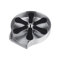 ACA Brushed Silver Automatic Cup Washer Stainless Steel Kitchen Sink Bar Glass Rinser Coffee Cup Beer Pitcher High Pressure