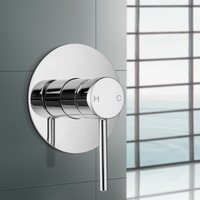 ACA Bathroom Wall Mount Round Lollipop Shower Mixer Tap Bath Water Spout Faucet