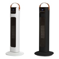 Pursonic Electric Ceramic Tower Heater Portable Oscillating Remote Control
