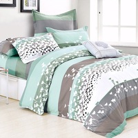 Pure 100% Cotton Percale Reversible Quilt Cover Sets