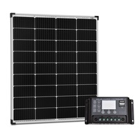 Acemor 12V 300W Solar Panel Kit Mono + 10A Contoller Caravan Camping Charge USB