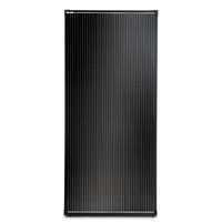 VoltX 12V 200W Fixed Solar Panel Camping Power Battery Charging Black Frame