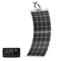 Acemor 12V 250W Flexible Solar Panel + 20A Controller Battery Charge Power Caravan Camping Battery