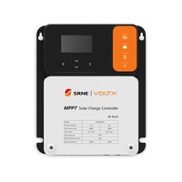SRNE VOLTX 30A MPPT Solar Charge Controller 12V/24V Adjustable LCD Display Solar Panel Regulator for Gel Sealed Flood and Lithium Batteries