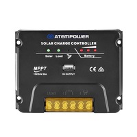 ATEM POWER 20A MPPT Solar Charge Controller Solar Panel Battery Regulator 12V/24V USB