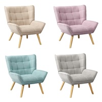 Oikiture Armchair Accent Chairs Sofa Lounge Fabric Upholstered Tub Chair XL