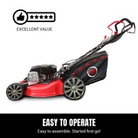 BBT Self Propelled 21" Briggs & Stratton 750 Series Petrol Electric Start 4 Speed Lawn Mower