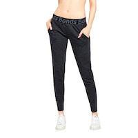 2 X Bonds Womens Essential Logo Trackie Track Pant Charcoal
