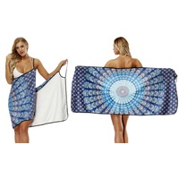 3 in 1 Beach Towel 'Sand Free' Wrap Dress