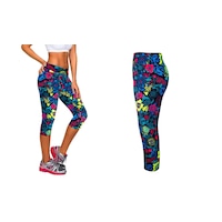 Women's Print Capri Sport Leggings