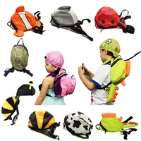 Kids Toddler Backpack w/ Safety Harness Fun Designs