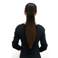 22" Dark Brown Hair High Class Synthetic Hair Extension Ponytail Straight