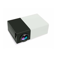 600 Lumens Mini Led Home Theatre Projector Full Hd 1920X1080 - Black White