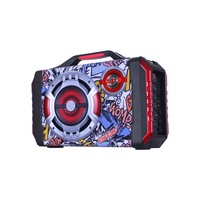 TODO Bluetooth Rechargeable karaoke PA Portable Speaker System Boom Box Dual USB DJ Pa Led Light kit