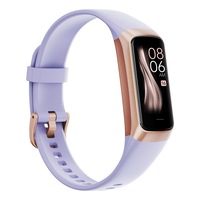 TODO Fitness Tracker Smart Watch BT 5.0 Body Thermometer Temperature BPM Monitor - Purple