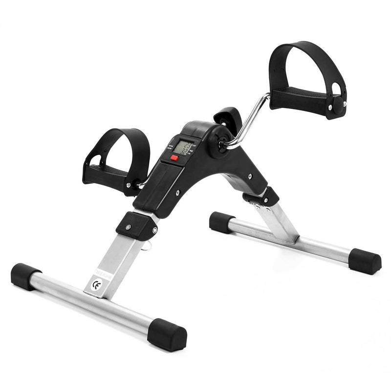 Mini Folding Exercise Bike Pedal Trainer Gym Under Office Desk Cycle Arm/ Leg Workout