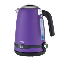 TODO 1.7L Stainless Steel Cordless Kettle Keep Warm Electric Led Water Jug - Purple