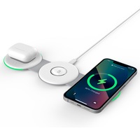 TODO 3 in 1 Wireless Phone Charger 15W Fast Charge Earphone Watch Magnetic Charge