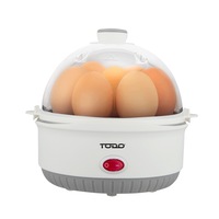 TODO 350W Egg Cooker Omelet Omelette 7 Cell Tray Electric Egg Maker - White