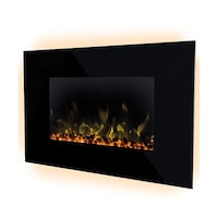 Dimplex 2.0kW Toluca Wall Mounted Electric Fire + LED Flame Effect