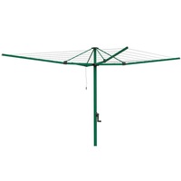 Hills Everyday 7 Line Rotary Clothesline in Norfolk Pine Colour 47m Line Space