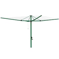 Hills Everyday 7 Line Rotary Clothesline in Norfolk Pine Colour 47m Line Space