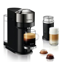 Breville Nespresso Vertuo Next Deluxe Coffee Machine with Breville Milk Frother - Dark Chrome