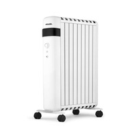 Heller 2000W Heater Column Oil Free Therm 2 Heat Settings - White