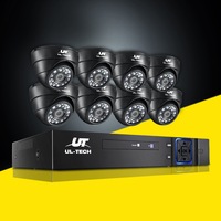 UL-Tech CCTV Security System 8CH DVR 8 Cameras 1080p