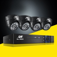 UL-Tech CCTV Security System 8CH DVR 4 Cameras 1080p
