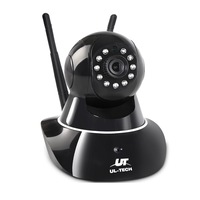 UL-Tech 1080P Wireless IP Camera Security WIFI Cam Black