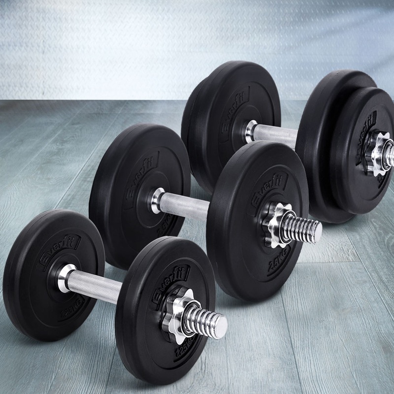 Dumbbells Dumbbell Set 10KG 15KG 20KG Adjustable Dumbbell Row Weight Plates Australia