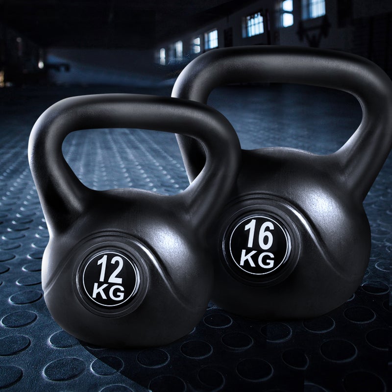Kettlebell 12KG 16KG Kettle Bell Kettlebells Home Gym Equipment Fitness Weight Australia