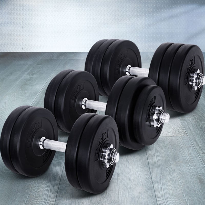 Dumbbells Dumbbell Set 25KG 30KG 35KG Adjustable Row Weight Plates Australia