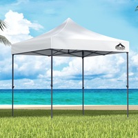 InstaHut Gazebo Pop Up Marquee 3x3m Folding Tent Wedding Outdoor Camping Canopy Gazebos Shade White